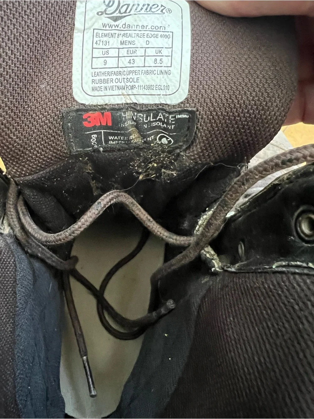 Danner Realtree Camo Lace-Up Hunting Boots in Brown